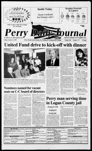 Perry Daily Journal (Perry, Okla.), Vol. 106, No. 191, Ed. 1 Friday, October 1, 1999