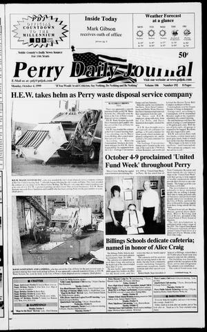 Perry Daily Journal (Perry, Okla.), Vol. 106, No. 192, Ed. 1 Monday, October 4, 1999