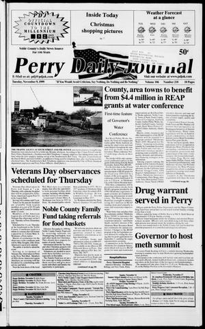 Perry Daily Journal (Perry, Okla.), Vol. 106, No. 218, Ed. 1 Tuesday, November 9, 1999