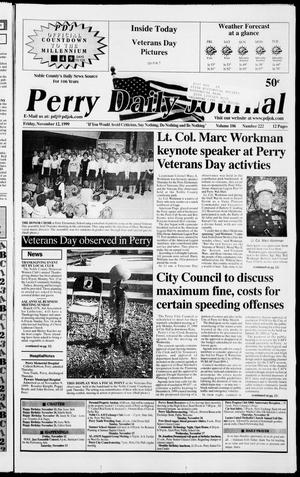 Perry Daily Journal (Perry, Okla.), Vol. 106, No. 222, Ed. 1 Friday, November 12, 1999