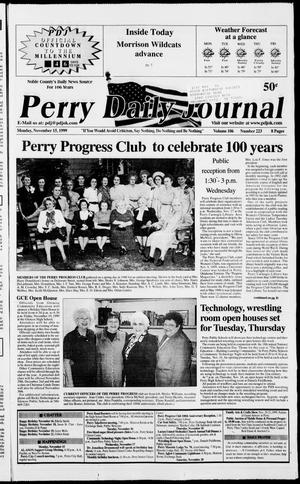 Perry Daily Journal (Perry, Okla.), Vol. 106, No. 223, Ed. 1 Monday, November 15, 1999