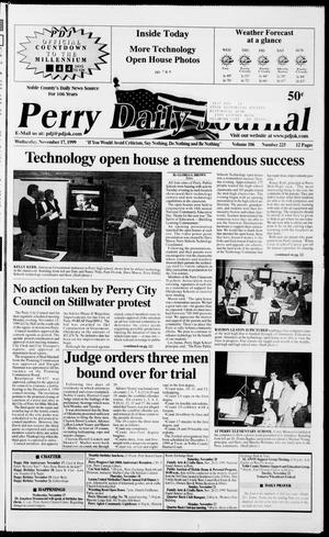 Perry Daily Journal (Perry, Okla.), Vol. 106, No. 225, Ed. 1 Wednesday, November 17, 1999