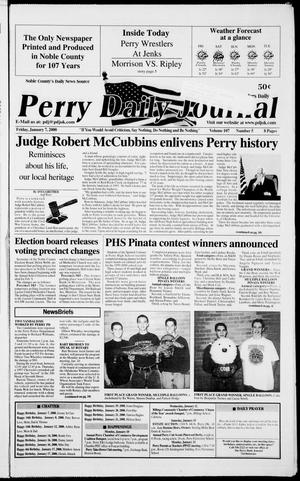 Perry Daily Journal (Perry, Okla.), Vol. 107, No. 5, Ed. 1 Friday, January 7, 2000