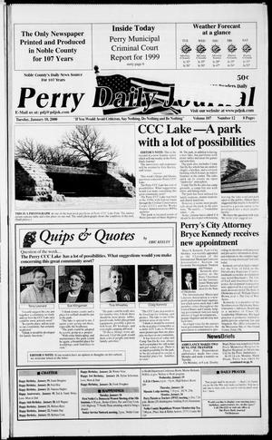 Perry Daily Journal (Perry, Okla.), Vol. 107, No. 12, Ed. 1 Tuesday, January 18, 2000