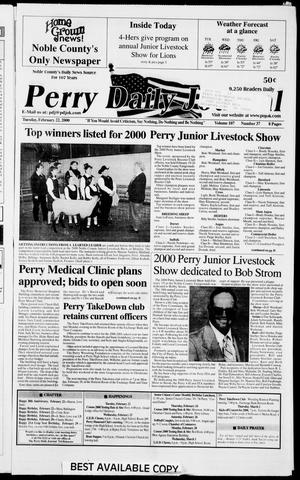 Perry Daily Journal (Perry, Okla.), Vol. 107, No. 37, Ed. 1 Tuesday, February 22, 2000