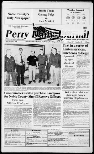 Perry Daily Journal (Perry, Okla.), Vol. 107, No. 45, Ed. 1 Friday, March 3, 2000