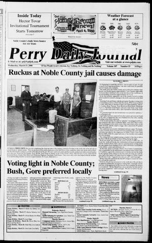 Perry Daily Journal (Perry, Okla.), Vol. 107, No. 53, Ed. 1 Wednesday, March 15, 2000