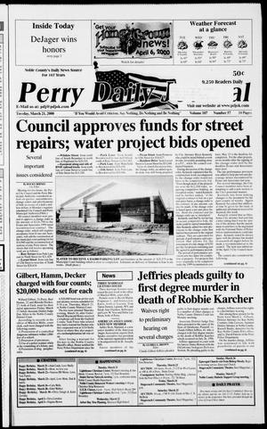 Perry Daily Journal (Perry, Okla.), Vol. 107, No. 57, Ed. 1 Tuesday, March 21, 2000