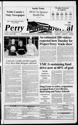 Perry Daily Journal (Perry, Okla.), Vol. 107, No. 74, Ed. 1 Thursday, April 13, 2000