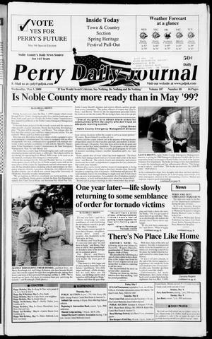 Perry Daily Journal (Perry, Okla.), Vol. 107, No. 88, Ed. 1 Wednesday, May 3, 2000