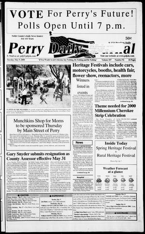 Perry Daily Journal (Perry, Okla.), Vol. 107, No. 92, Ed. 1 Tuesday, May 9, 2000