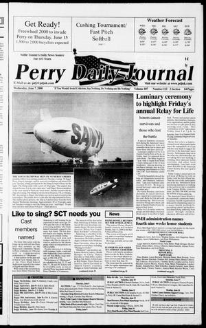 Perry Daily Journal (Perry, Okla.), Vol. 107, No. 112, Ed. 1 Wednesday, June 7, 2000