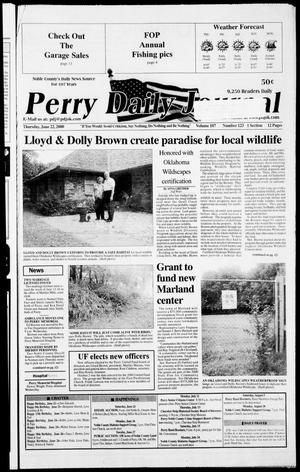 Primary view of object titled 'Perry Daily Journal (Perry, Okla.), Vol. 107, No. 123, Ed. 1 Thursday, June 22, 2000'.