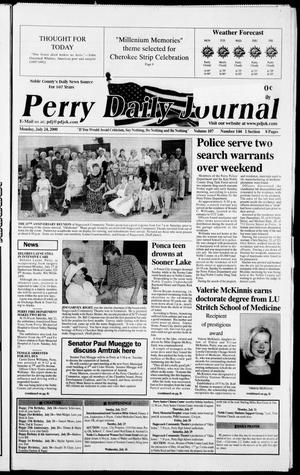 Perry Daily Journal (Perry, Okla.), Vol. 107, No. 144, Ed. 1 Monday, July 24, 2000