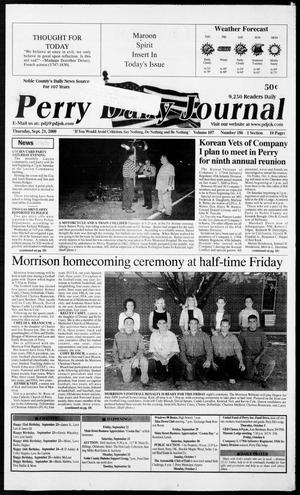 Perry Daily Journal (Perry, Okla.), Vol. 107, No. 186, Ed. 1 Thursday, September 21, 2000