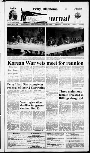 Daily Journal (Perry, Okla.), Vol. 107, No. 199, Ed. 1 Tuesday, October 10, 2000