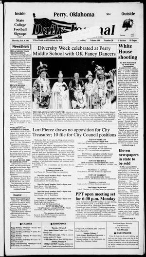 Daily Journal (Perry, Okla.), Vol. 108, No. 28, Ed. 1 Thursday, February 8, 2001