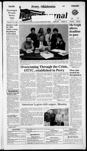 Daily Journal (Perry, Okla.), Vol. 108, No. 34, Ed. 1 Friday, February 16, 2001