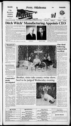 Daily Journal (Perry, Okla.), Vol. 108, No. 37, Ed. 1 Wednesday, February 21, 2001