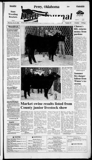 Daily Journal (Perry, Okla.), Vol. 108, No. 38, Ed. 1 Thursday, February 22, 2001