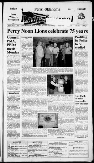 Daily Journal (Perry, Okla.), Vol. 108, No. 44, Ed. 1 Friday, March 2, 2001