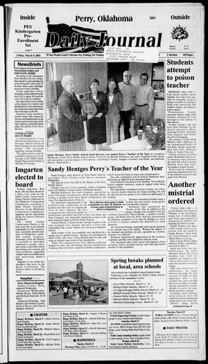 Daily Journal (Perry, Okla.), Vol. 108, No. 49, Ed. 1 Friday, March 9, 2001