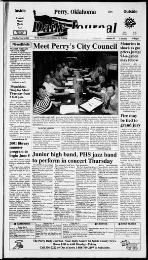 Daily Journal (Perry, Okla.), Vol. 108, No. 91, Ed. 1 Tuesday, May 8, 2001