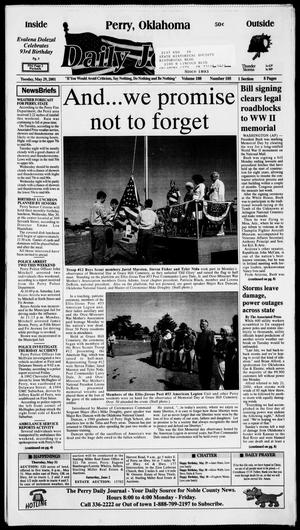 Daily Journal (Perry, Okla.), Vol. 108, No. 105, Ed. 1 Tuesday, May 29, 2001