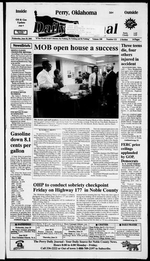 Daily Journal (Perry, Okla.), Vol. 108, No. 121, Ed. 1 Wednesday, June 20, 2001