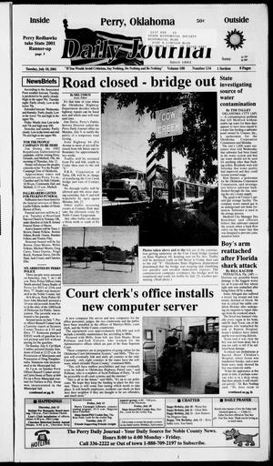 Daily Journal (Perry, Okla.), Vol. 108, No. 134, Ed. 1 Tuesday, July 10, 2001