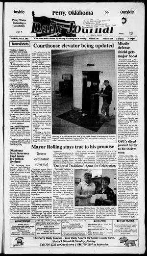Daily Journal (Perry, Okla.), Vol. 108, No. 138, Ed. 1 Monday, July 16, 2001