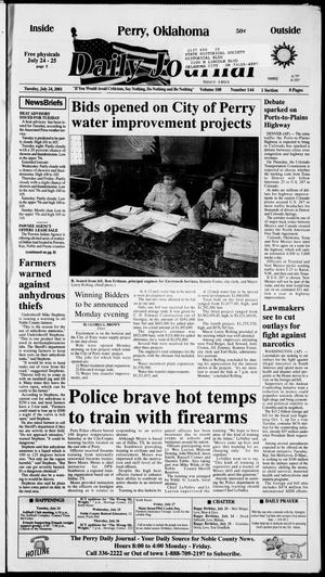 Daily Journal (Perry, Okla.), Vol. 108, No. 144, Ed. 1 Tuesday, July 24, 2001