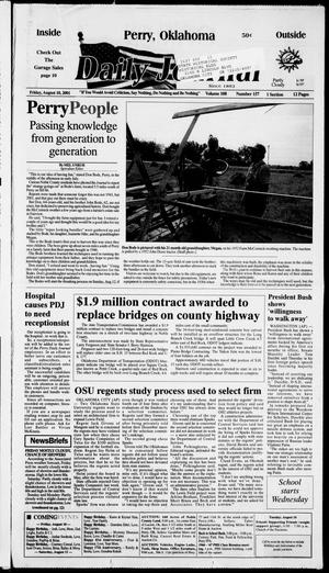 Daily Journal (Perry, Okla.), Vol. 108, No. 157, Ed. 1 Friday, August 10, 2001