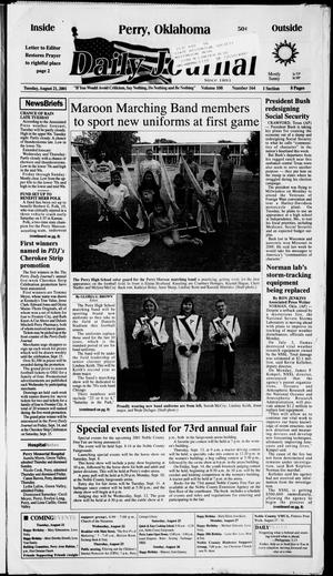 Daily Journal (Perry, Okla.), Vol. 108, No. 164, Ed. 1 Tuesday, August 21, 2001