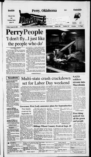 Daily Journal (Perry, Okla.), Vol. 108, No. 167, Ed. 1 Friday, August 24, 2001