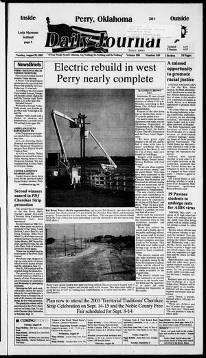 Daily Journal (Perry, Okla.), Vol. 108, No. 169, Ed. 1 Tuesday, August 28, 2001