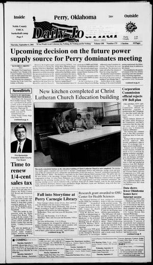 Daily Journal (Perry, Okla.), Vol. 108, No. 175, Ed. 1 Thursday, September 6, 2001