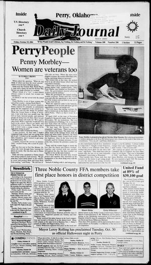 Daily Journal (Perry, Okla.), Vol. 108, No. 206, Ed. 1 Friday, October 19, 2001