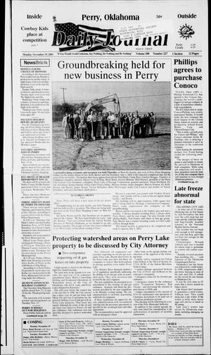 Daily Journal (Perry, Okla.), Vol. 108, No. 227, Ed. 1 Monday, November 19, 2001