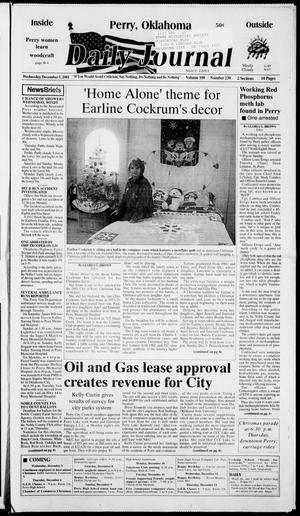 Daily Journal (Perry, Okla.), Vol. 108, No. 238, Ed. 1 Wednesday, December 5, 2001