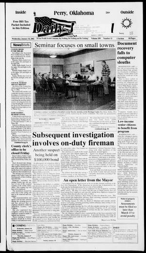 Daily Journal (Perry, Okla.), Vol. 109, No. 11, Ed. 1 Wednesday, January 16, 2002