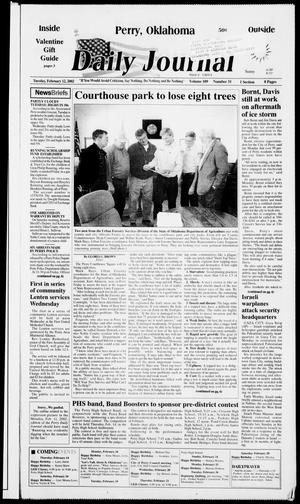 Daily Journal (Perry, Okla.), Vol. 109, No. 31, Ed. 1 Tuesday, February 12, 2002