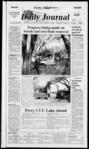 Daily Journal (Perry, Okla.), Vol. 109, No. 70, Ed. 1 Monday, April 8, 2002