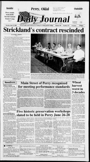 Daily Journal (Perry, Okla.), Vol. 109, No. 115, Ed. 1 Tuesday, June 11, 2002