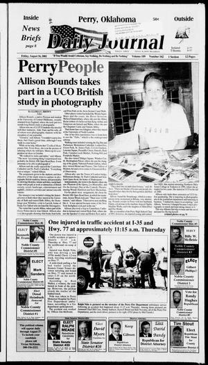 Daily Journal (Perry, Okla.), Vol. 109, No. 162, Ed. 1 Friday, August 16, 2002