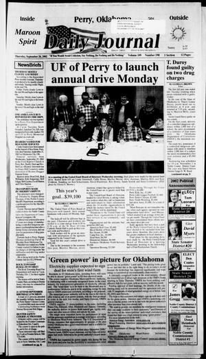 Daily Journal (Perry, Okla.), Vol. 109, No. 190, Ed. 1 Thursday, September 26, 2002