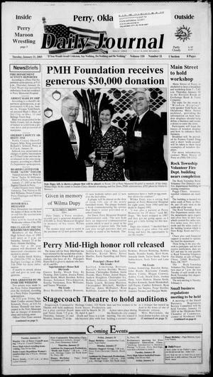 Daily Journal (Perry, Okla.), Vol. 110, No. 11, Ed. 1 Tuesday, January 21, 2003