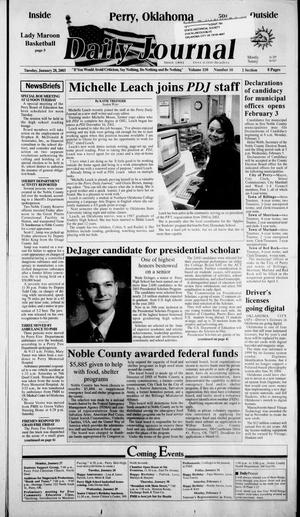 Daily Journal (Perry, Okla.), Vol. 110, No. 16, Ed. 1 Tuesday, January 28, 2003