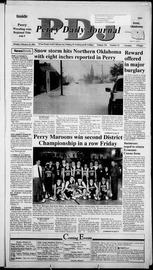 Perry Daily Journal (Perry, Okla.), Vol. 110, No. 32, Ed. 1 Monday, February 24, 2003