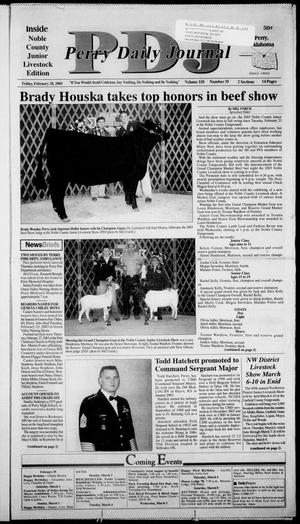 Perry Daily Journal (Perry, Okla.), Vol. 110, No. 35, Ed. 1 Friday, February 28, 2003